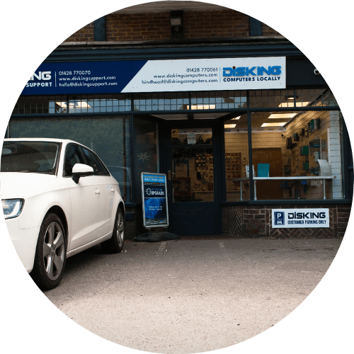 Disking Hindhead Store